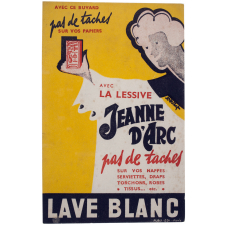 Buvard publicitaire. Lessive Jeanne d'Arc.