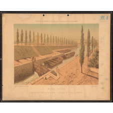 Tableaux géographiques : Le canal : L'écluse