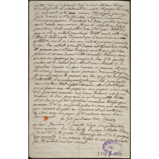 Lettre à sa mère. [ ]