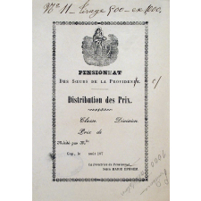 Ex-praemio . Pensionnat des soeurs de la Providence.