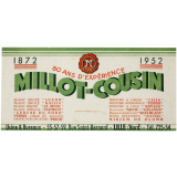 Buvard publicitaire. Millot-Cousin. 1872-1952.