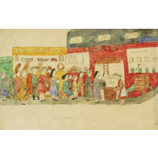 Queue au lait - Septembre Octobre 1940.