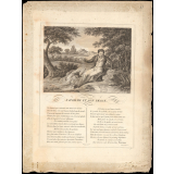Fable de La Fontaine. . L'Homme et son image.