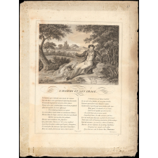 Fable de La Fontaine. . L'Homme et son image.