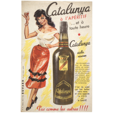Buvard publicitaire. Catalunya à l'apéritif.