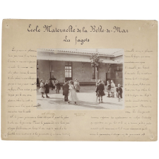 Le jeu des fagots, Ecole maternelle de la Belle de Mai, Marseille.
