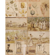 Tableau mural. El cacahuate y la higuerilla.