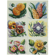 Planche de bons points. Les fleurs