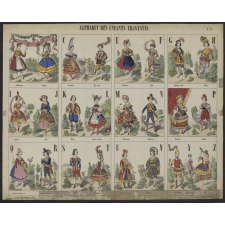 Alphabet des enfants travestis.