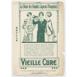 Buvard publicitaire. Vieille Cure. La Gloire des Grandes Liqueurs Françaises. Jeunes femmes. 