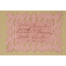 Cartes d'honneur.
