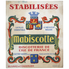 Buvard publicitaire. Stabilisées Mabiscotte.