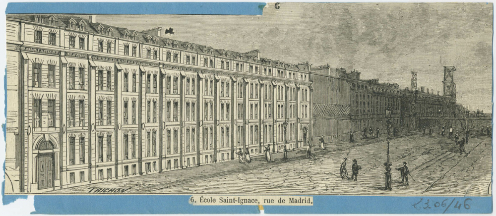 Ecole Saint-Ignace, rue de Madrid.