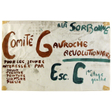 A la Sorbonne - Comité Gavroche révolutionnaire.
