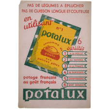 Buvard publicitaire. Potalux.