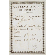 Ex-praemio . Collège royal de Henri IV.