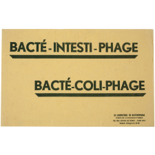 Buvard publicitaire. Bacté-Intesti-Phage. Bacté-Coli-Phage.