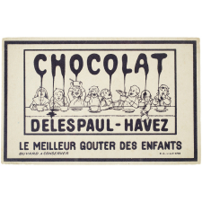 Buvard publicitaire. Chocolat Delespaul-Havez. Le meilleur goûter des enfants.