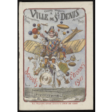 Grands magasins à la Ville de St Denis, Paris. Jouets, étrennes 1911. 