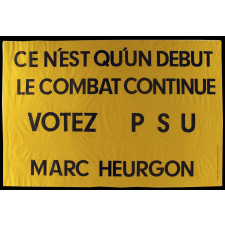 Ce n'est qu'un début - Le combat continue - Votez PSU.