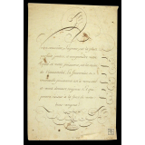 Modèle d'écriture. 