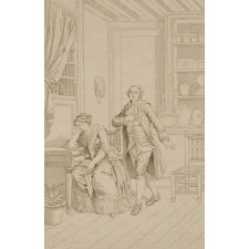Les Confessions. Portrait de Jean-Jacques Rousseau.