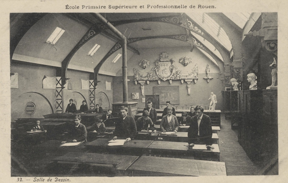Ecole Primaire Supérieure et Professionnelle de Rouen - 12 - Salle de Dessin.