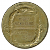 Médaille de récompense au travail. 
