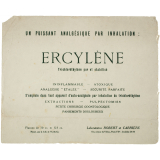 Buvard publicitaire. Ercylène.