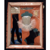 Boîte de vêtements et accessoires de poupée
