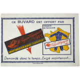 Buvard publicitaire. Le Pigeon Voyageur. Vêtements du travailleur.