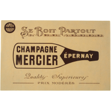 Buvard publicitaire. Champagne Mercier.