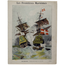 Cherbourg. Combat de la Hougue 29 mai 1692 - Les frontières maritimes.