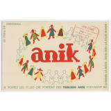 Buvard publicitaire. Anik, le tablier original.