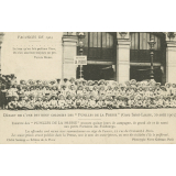 Vacances de 1904 - Départ de l'une des neuf colonies des Pupilles de la Presse (Gare Saint-Lazare, 20 août 1903).