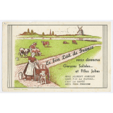 Buvard publicitaire. Le bon lait de France.