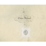 Cahier de calligraphie. 