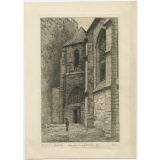 Collège de Beauvais. Extérieur de la Sacristie. 1863.
