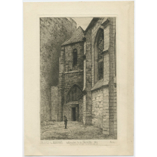 Collège de Beauvais. Extérieur de la Sacristie. 1863.