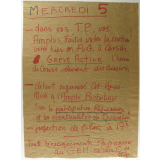 Mercredi 5 - dans vos T.P., vos Amphis, Faites voter la motion votée hier en A.G. à Censier : Grève active.