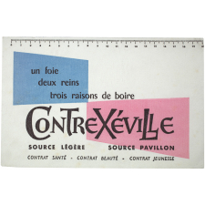 Buvard publicitaire. Contrexéville.