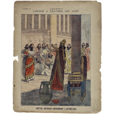 Prêtre assyrien enseignant l'astrologie - L'école à travers les âges.
