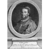 Véritable Portrait du Cardinal de Tournon Légat aux Indes & à la Chine en 1702 ; décédé en 1710 dans sa prison à Macao.