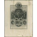 Attestation de communion. Précieux souvenir de ma 1re communion et de ma consécration au Cœur Sacré de Jésus par Marie et Josèph.