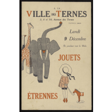 A la Ville des Ternes. Jouets, étrennes.