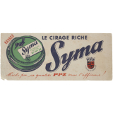 Buvard publicitaire. Syma. Le Cirage riche.