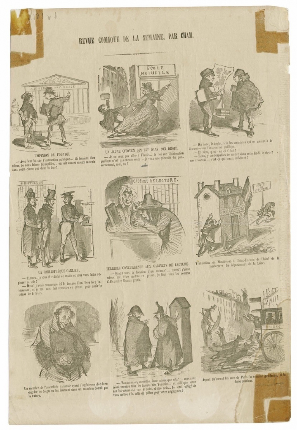 Revue comique de la semaine.