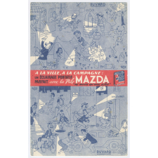 Buvard publicitaire. Pile Mazda.