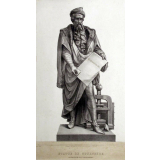 Statue de Gutenberg, inventeur de l'imprimerie.