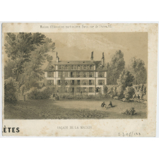Maison d'Education particulière, Paris, rue de Sèvres, 85. Façade de la maison.